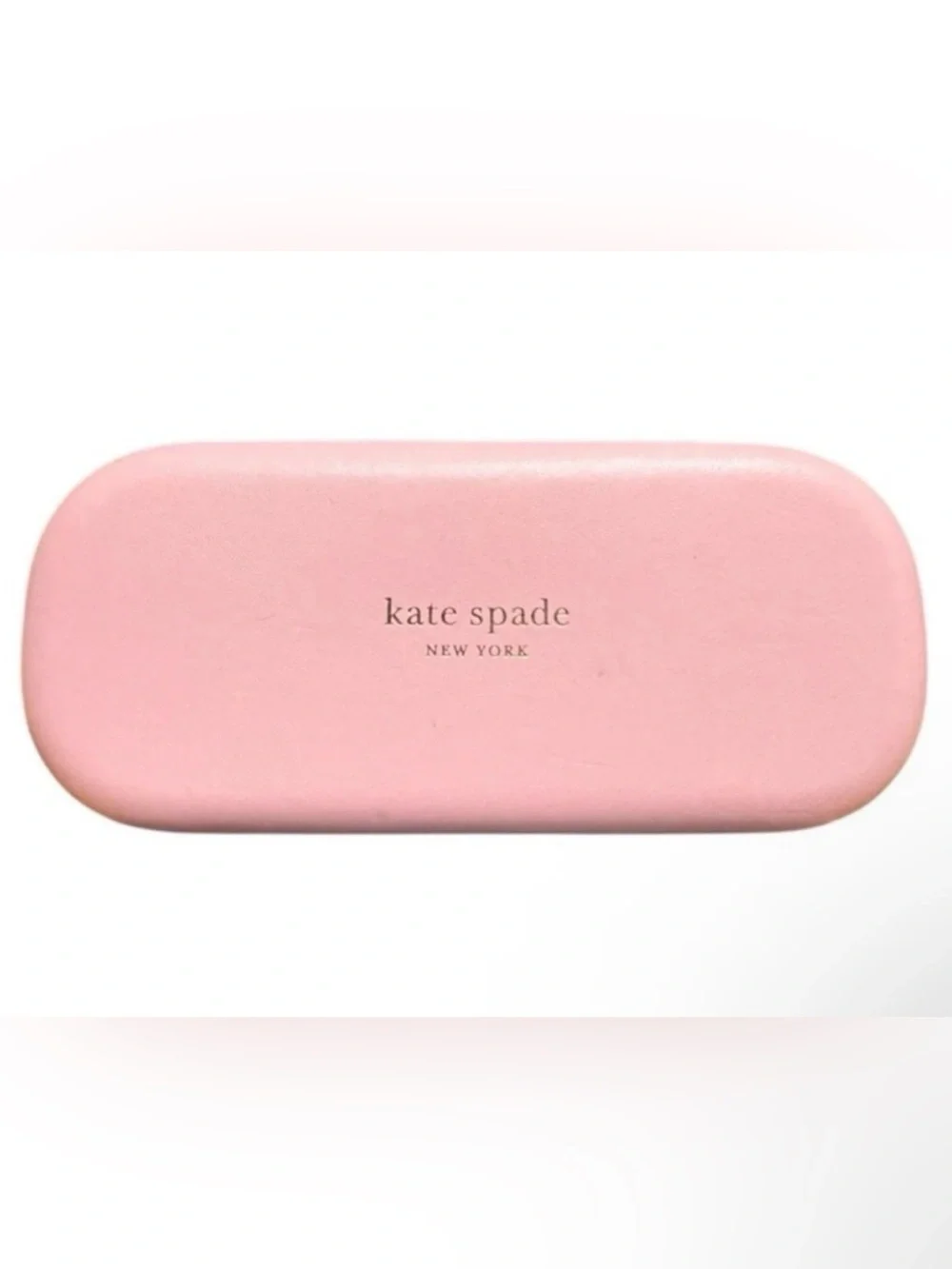 Kate Spade pink hard-shell eyeglass case